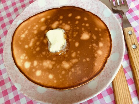 モチモチ 強力粉で作る甘さ控えめパンケーキ レシピ 作り方 By アズ ママ 楽天レシピ